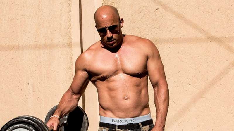 vin diesel workout