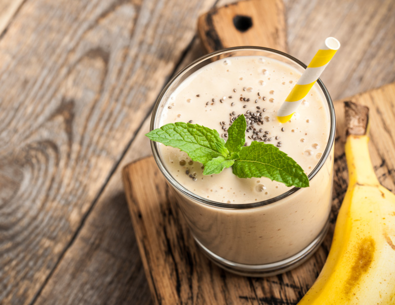 Smoothie cu banane și condimente