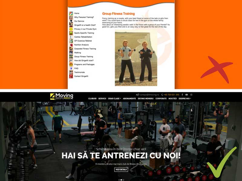 design site sala de fitness