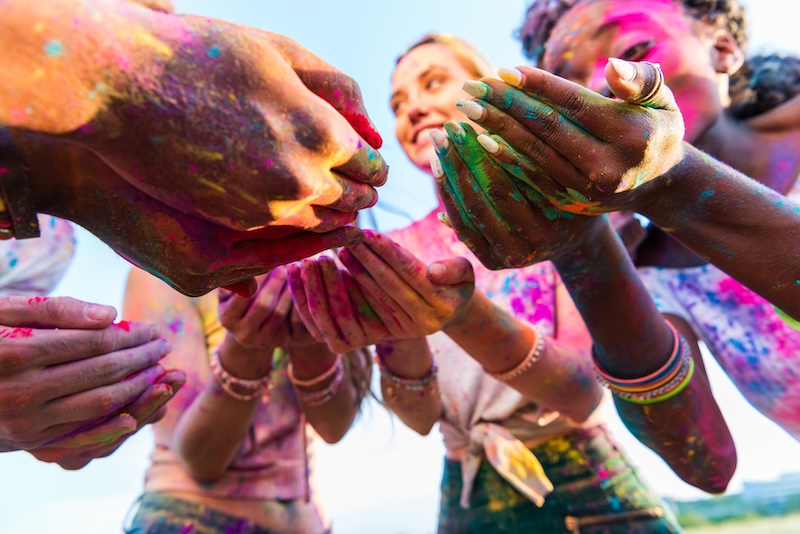 festivalul holi din india 