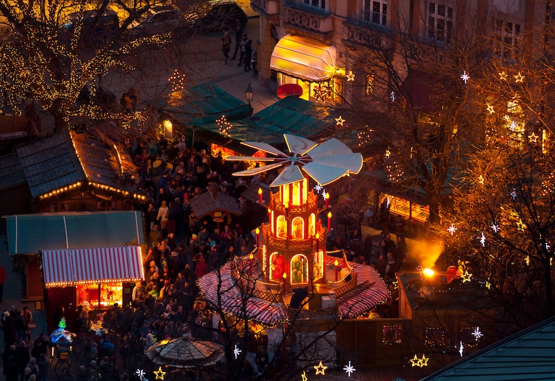 targul de craciun din Munchen